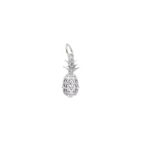 Hawaiian Pineapple Charm white (14K) main - Popular Jewelry - New York