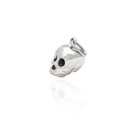 White diamond Skull Hollow Pendant (14K) Popular Jewelry New York