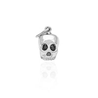 White diamond Skull Hollow Pendant (14K) Popular Jewelry New York