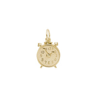 Alarm Clock Charm yellow (14K) main - Popular Jewelry - New York