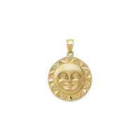 Anthropomorphic Sun Pendant (14K) front - Popular Jewelry - New York
