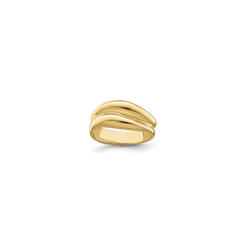 Banded Dome Ring (14K) main - Popular Jewelry - New York