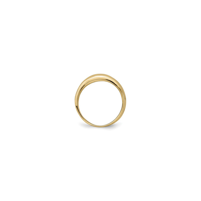 Banded Dome Ring (14K) setting - Popular Jewelry - New York