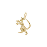 Boxing Kangaroo Charm yellow (14K) main - Popular Jewelry - New York