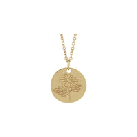Daisy April Birth Flower Pendant (14K) preview - Popular Jewelry - New York