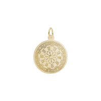 Dart Board Charm yellow (14K) main - Popular Jewelry - New York