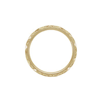 Diamond Faceted Pattern Ring (14K) setting - Popular Jewelry - New York