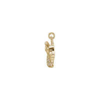 Diamond Taurus Zodiac Pendant (14K) side - Popular Jewelry - New York