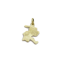 Goat Runner Pendant (14K) back - Popular Jewelry - New York