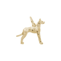 Great Dane Dog Charm yellow (14K) main - Popular Jewelry - New York