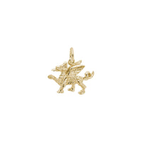Griffin Charm yellow (14K) main - Popular Jewelry - New York