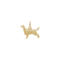 Irish Setter Dog Charm yellow (14K) main - Popular Jewelry - New York