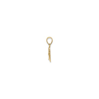 Jet Ski Pendant (14K) side - Popular Jewelry - New York