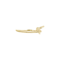 Kayak Charm yellow (14K) main - Popular Jewelry - New York
