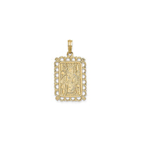 King of Spades Playing Card Pendant (14K) front - Popular Jewelry - New York