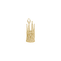 La Sagrada Familia Basilica Charm yellow (14K) main - Popular Jewelry - New York