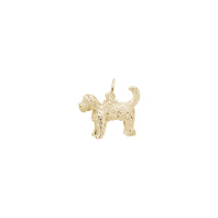 Labradoodle Dog Charm yellow (14K) main - Popular Jewelry - New York