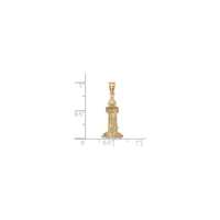 Lighthouse with Seagulls Pendant (14K) scale - Popular Jewelry - New York