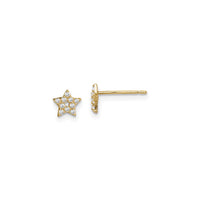 Mini Icy Star Stud Earrings (14K) main - Popular Jewelry - New York