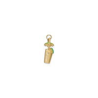 Mojito Cocktail Drink 3D Pendant (14K) side - Popular Jewelry - New York