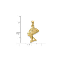 Nefertiti Reversible Pendant (14K) scale - Popular Jewelry - New York