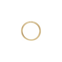 Nugget Gap Band (14K) setting - Popular Jewelry - New York