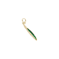 Peapod Charm yellow (14K) main - Popular Jewelry - New York