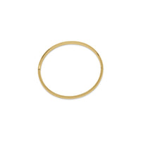 Plain Hinged Bangle Bracelet (14K) shape - Popular Jewelry - New York