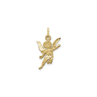 Posing Baby Angel Pendant (14K) front - Popular Jewelry - New York
