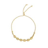 Puffy Mariner Link Friendship Bracelet (14K) main - Popular Jewelry - New York