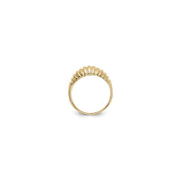 Ribbed Dome Ring (14K) setting - Popular Jewelry - New York