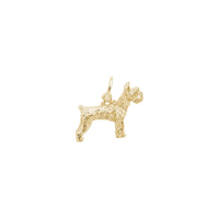 Schnauzer Dog Charm yellow (14K) main - Popular Jewelry - New York