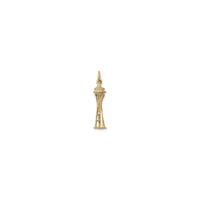 Seattle Space Needle 3D Pendant (14K) front - Popular Jewelry - New York