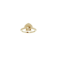 Shell Stackable Ring (14K) front - Popular Jewelry - New York
