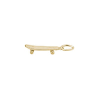 Skateboard Charm yellow (14K) main - Popular Jewelry - New York