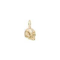 Skull Charm yellow (14K) main - Popular Jewelry - New York