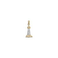 St. Augustine Lighthouse 3D Pendant (14K) front - Popular Jewelry - New York