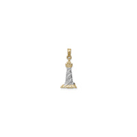St. Augustine Lighthouse 3D Pendant (14K) reverse - Popular Jewelry - New York