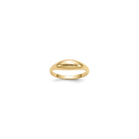 Thin Shiny Dome Ring (14K) main - Popular Jewelry - New York