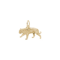 Tiger Pendant yellow (14K) main - Popular Jewelry - New York