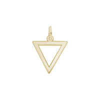 Trinity Triangle Charm yellow (14K) main - Popular Jewelry - New York