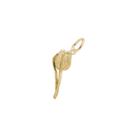 Tulip Flower Charm yellow (14K) main - Popular Jewelry - New York