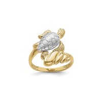 Turtle and Tidal Wave Ring (14K) main - Popular Jewelry - New York