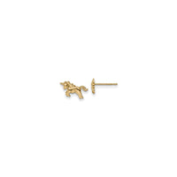 Unicorn Friction Post Stud Earrings (14K) main - Popular Jewelry - New York