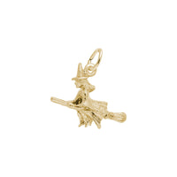 Witch Charm yellow (14K) main - Popular Jewelry - New York
