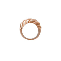 Croissant Ring rose (14K) setting - Popular Jewelry - New York