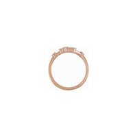 Diamond Libra Constellation Ring rose (14K) setting - Lucky Diamond - New York