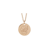 Morning Glory September Birth Flower Pendant (Rose 14K) preview - Popular Jewelry - New York