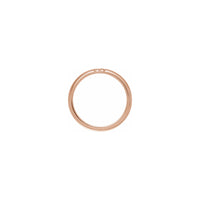 Nugget Gap Band rose (14K) setting - Popular Jewelry - New York