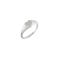 Baby Heart Signet Ring rose (14K) main - Popular Jewelry - New York